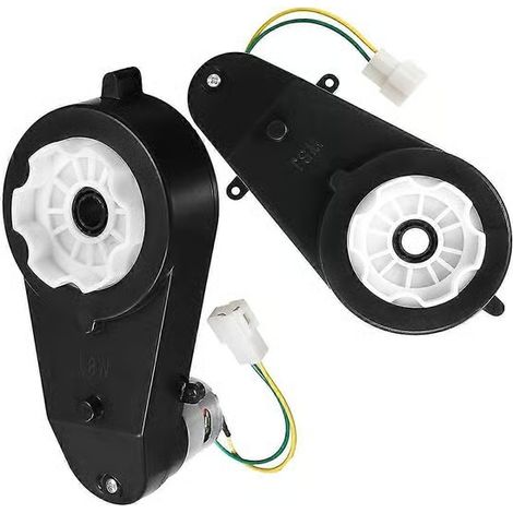 Boîte de vitesses pour voiture électrique enfant 24 V, moteur 30 000 tr/min, 2 pièces, boîte de vitesses pour motos électriques haute vitesse, 55 roupies (1/5)