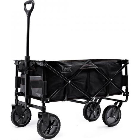 COLLAPSIBLE CART WAGON BLACK