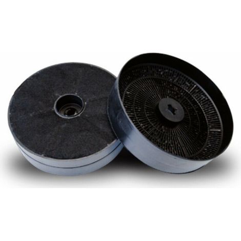 KIT 2PZ FILTRI CAPPA CARBONE ATTIVO GALVAMET 17,2cm spes 43mm WHIRLPOOL TURBOAIR