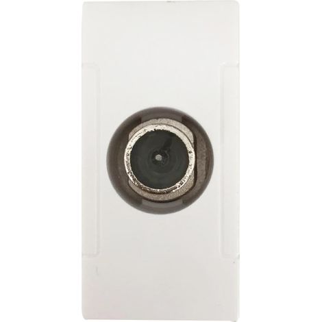 Presa Antenna TV Compatibile Bticino Living  Tipo M Modulo Bianco TOT826