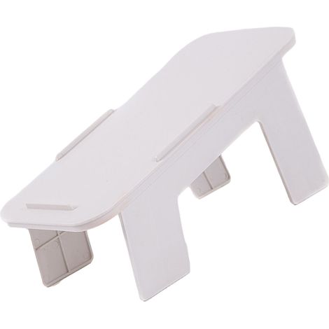 Range de Chaussures Plastique Détachable Double Étage Organisateur pour Entrée Armoire Dressing Blanc (1/5)