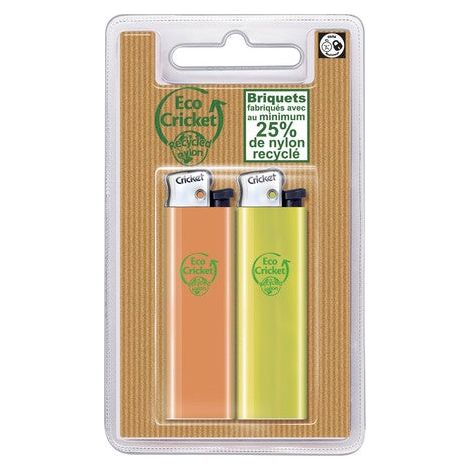 Briquet Cricket Eco Original Flamme Fixe, Sécurité Enfant, éco-responsable - Cricket (1/2)
