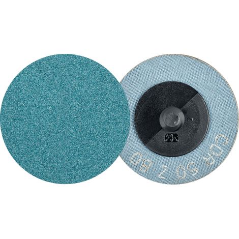 PFERD TOOLS COMBIDISC Zirkon Schleifblatt CDR Ø 50mm Z80 für gehärteten Stahl 100 Stk (1/4)