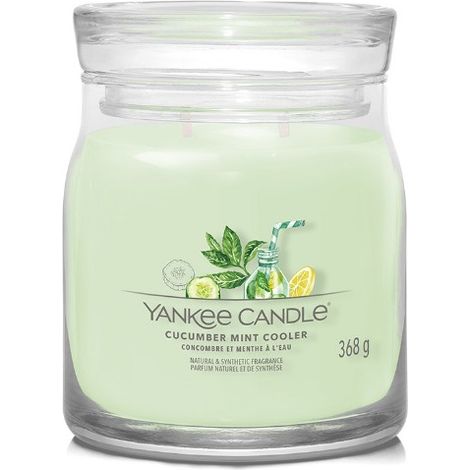 CANDELA GIARA MEDIA SIGNATURE CUCUMBER MINT COOLER YANKEE CANDLE (1/2)