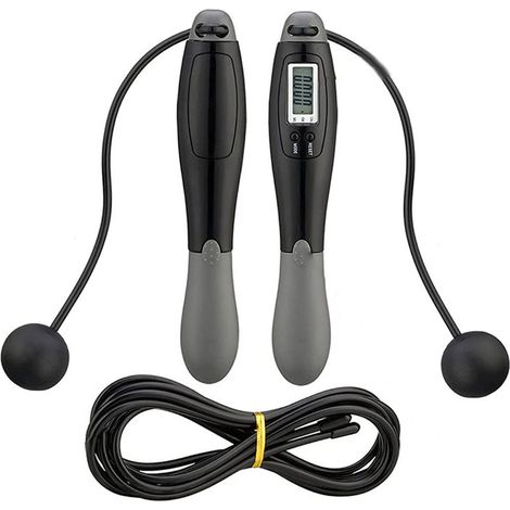 Corde à Sauter Professionnelle avec Compteur Digital - PVC Durable pour Entraînement Intérieur/Extérieur (1/5)