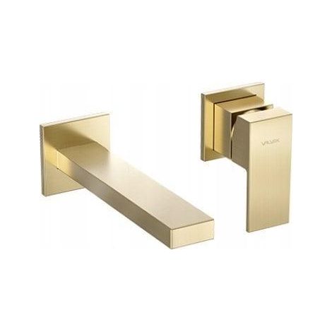 Valvex ARS 2420490 Wandarmatur gebürstetes Design rechteckig