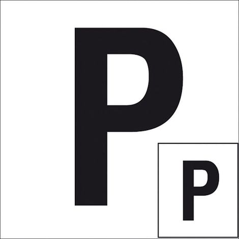 Cartello adesivo Parcheggio Privato 30x30 cm