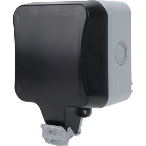 Prise murale extérieure étanche à 3 trous pour parking et chantier, 220 V (1/5)