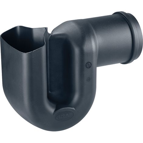 Überlaufsiphon DN 200, schwarz