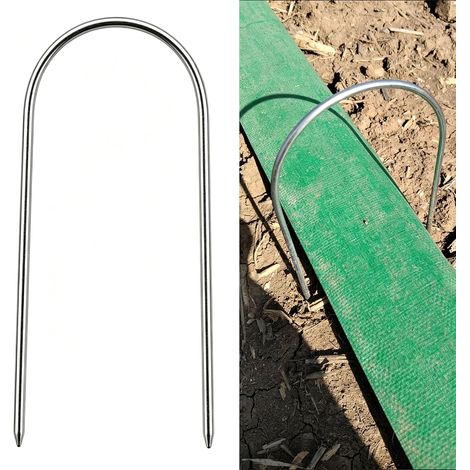 Poste resistente al viento, apto para camas elásticas y tiendas de campaña (1 poste resistente al viento, 20 cm de largo). (1/5)