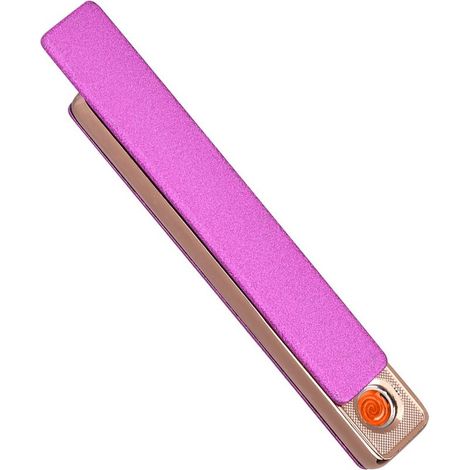 Lila USB-C-Feuerzeug mit Kabel (1/3)