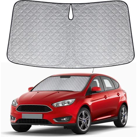 Pare-soleil pliable pour pare-brise, compatible avec la plupart des modèles de voitures du marché — Pare-soleil de voiture — Protection UV intérieure (1/5)