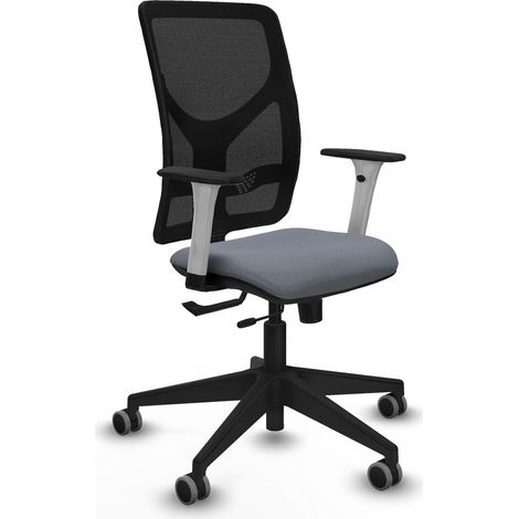 Chaise de bureau piqueras y crespo Motilla blanc mousse épaisse (1/2)
