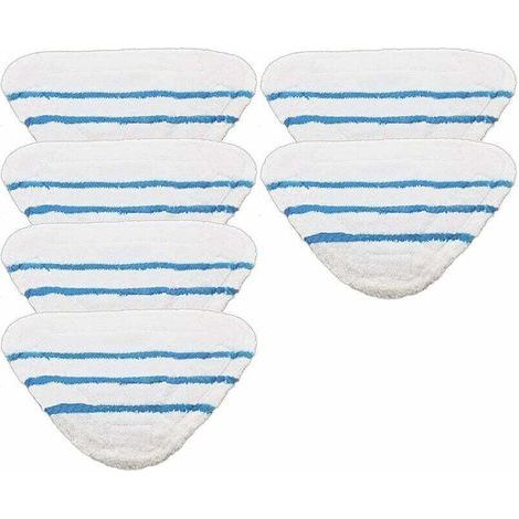 6 lingettes lavables pour nettoyeur vapeur Beldray 5-en-1 et 9-en-1 – Lot de 6, microfibre réutilisable (1/4)