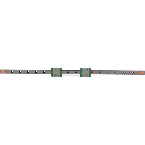 Rail de guidage linéaire Miniature MGN12, 450mm, largeur 12mm, 2 blocs coulissants MGN12B, 1 pièce