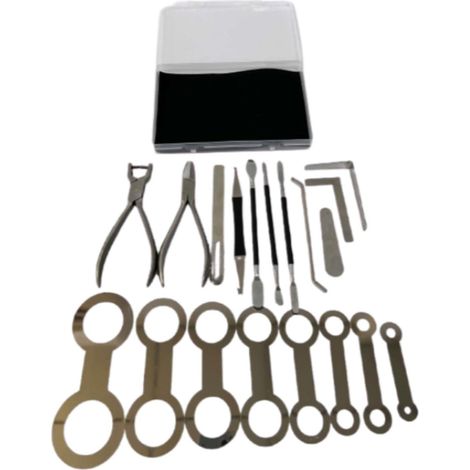 Saxophone Repair Tool Set, Saxophone Pad Leveling Tools, Instrument Accessories, Heavy Duty Repair Kit (1/5)