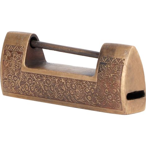 Cadenas Antique en Cuivre Sculpté Style Chinois pour Boîte à Bijoux Cadeau de Mariage 5cm