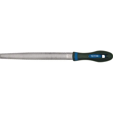 TECWERK Holzraspel DIN 7263 C L.200mm Q.20x5,5mm Hieb 2 halbrd.2K-Ergo TECWERK