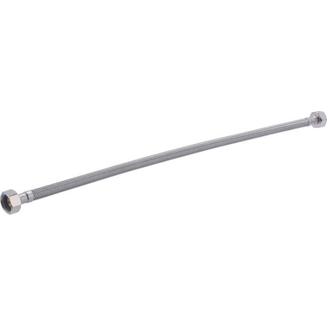 Flexible de Acero Inox  QUICK PLOMBERIE - Hembra Hembra 1/2 Paso Interior 8mm Longitud 500mm
