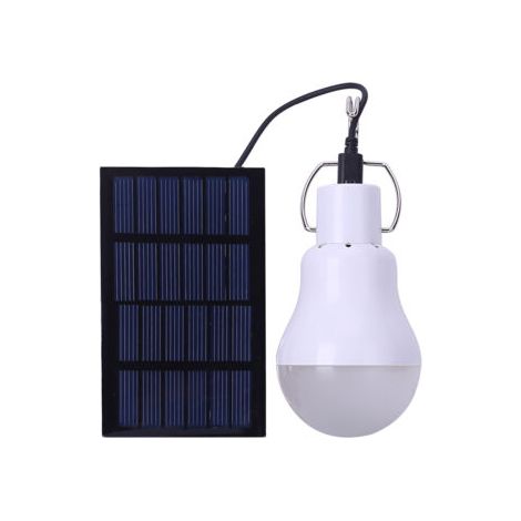 Lampe de camping rechargeable à énergie solaire, adaptée au travail en extérieur et à l'éclairage domestique.1Article (1/5)