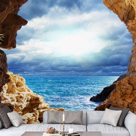 Papier peint panoramique - La mer - 130 cm x 95 cm (1/4)