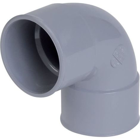 Nicoll – Raccord d'évacuation PVC coudé FF 87°30 – Ø 32 mm – CF88 – À coller pour installations plomberie précises