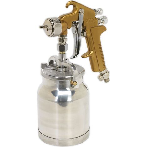 Sealey Siegen Suction Feed Spray Gun 1.7mm Set-Up S775