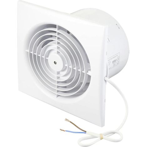 [NEUWERTIG] B-Ware Sygonix Wand  Und Deckenlüfter Ventilator 230 V 150 Badlüfter Weiss