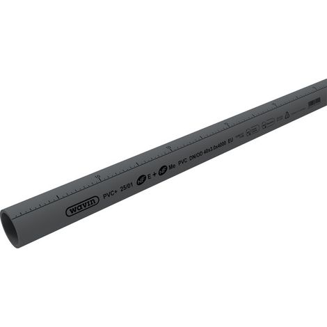 Tube Pvc Wavin Nf-e/nf-me 50mm Tube Pvc D'évacuation Certifié Nf-e/nf-me - Wavin