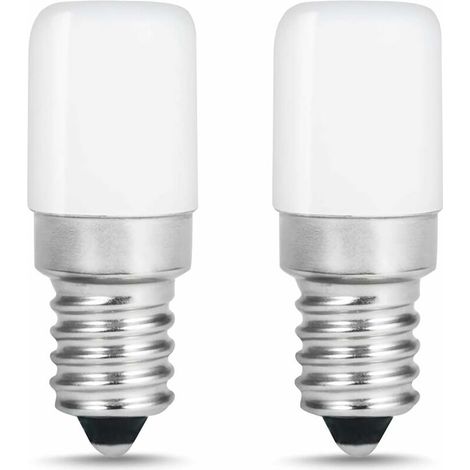 Lampe E14 LED Ampoule pour Réfrigérateur, 2W E14 LED Ampoule pour Frigo, équivalente à une Ampoule 15Watt, Blanc Chaud 3000K, Lampe pour Machine a Coudre, Culot E14, 220, Lot de 2 Lefou (1/5)