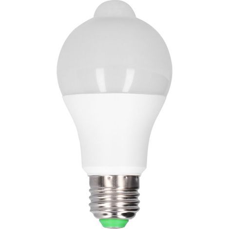 SUNXURY E27 LED-Lampe mit PIR-Bewegungsmelder, für Flur, Schlafzimmer, Treppenhaus, Korridor, 85–265 V, Warmweiß (1/5)