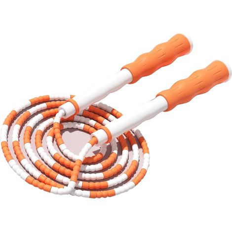Corde à Sauter Segmentée, Cordes à Sauter Perlées Classiques Corde à Sauter Perlée Douce pour Enfants et étudiants (1/5)