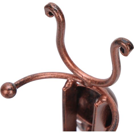Porte-bouteilles en fer forgé en forme de tricycle, support pour bar ou décoration intérieure, bronze (1/5)