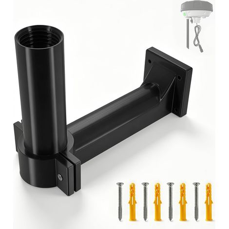 Support d'antenne RTK, support de montage avec conduit de câblage, construction résistante aux intempéries, installation sur belvédère, balcon, façade ou toiture (1/5)