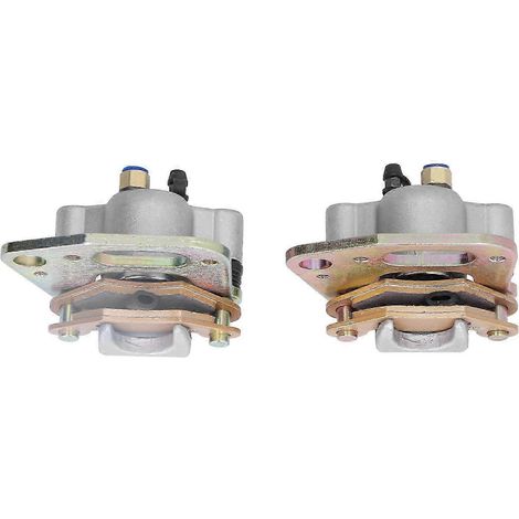 Paire d'étriers de frein avant pour quad Polaris Sportsman 500 (gauche et droite), avec plaquettes. Qualité exceptionnelle. (1/5)