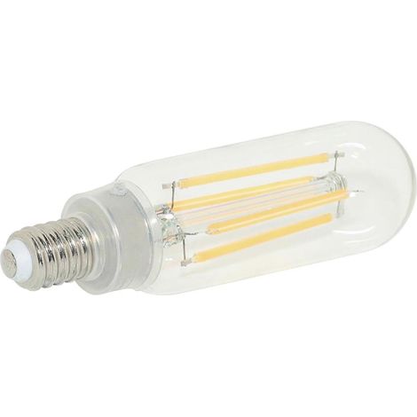 Ampoule LED à filament transparent T8 dimmable Westinghouse Lighting 5335000, 5 W (équivalent 60 W), culot candélabre. (1/4)