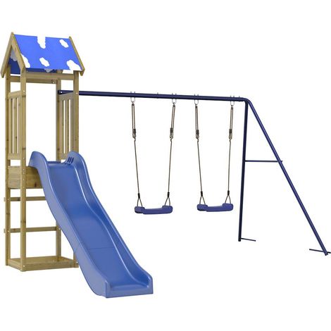 Spielturm Imprägniertes Kiefernholz vidaXL (1/5)