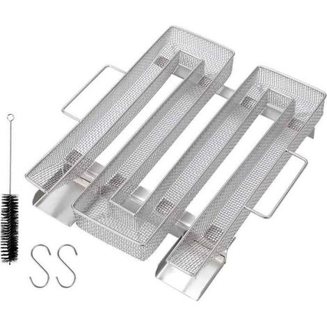 Générateur de fuméedeCalcaire en Acier Inoxydable pour fumoir à tartre Cold Smoke Generator, Food Smoker, Meat BBQ, fumoir (1/4)