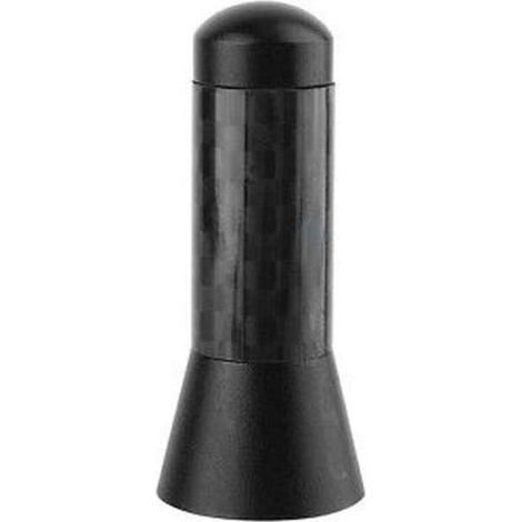 Lntyq Antenne Courte Mini Taille pour Voiture 3.5cm Universel Radio FM en Alliage d'aluminium et fibre de Carbone