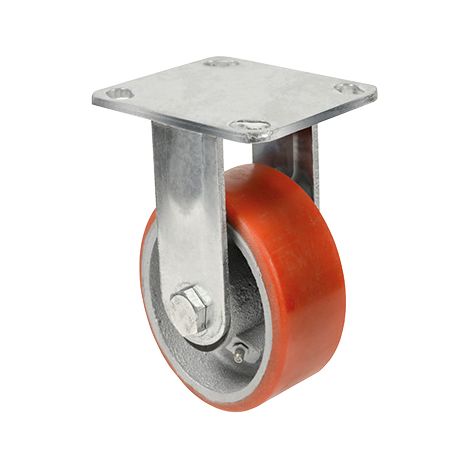 RUOTA POLIURETANO D 75X32 PIASTRA FISSA EXPORT- 1,0 pz