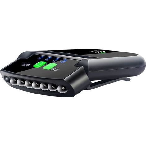 Lampe de chapeau multifonctionnelle, lampe frontale à 6 LED avec détecteur de mouvement, lampe de visée sphérique étanche à clipser, lampe de camping et de pêche rechargeable et rotative à 180° (1/3)