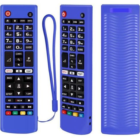 Etui Pour Télécommande LG AKB - Silicone Antichoc - Protection 360° - Modèles AKB75375608 AKB74915324 AKB74915305 AKB73715601 AKB75375604 - 1 Pièce (1/4)