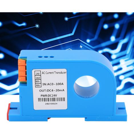 AC-Transmitterausgang: 4–20 mA DC Transmitterstromwandler: 0–100 A AC (1/5)