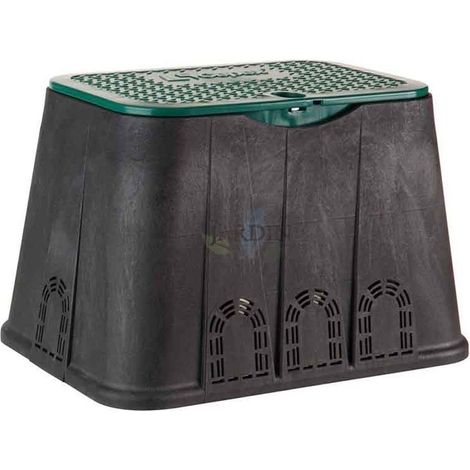Ventilkasten für Gartenbewässerung 48 x 35 x 31 cm Rechteckiger Ventilkasten für Magnetventile Ventilkasten für Gartenbewäss