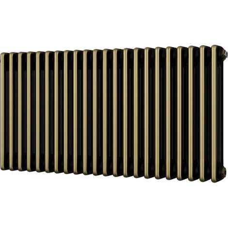Alpha - Antique Brass Column Radiator H500mm x W999mm 3 Column (1/2)