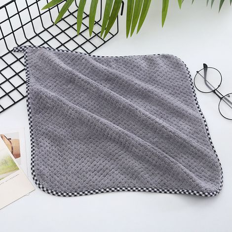 Petites serviettes suspendues avec poignée, ultra-absorbantes pour la cuisine et la salle de bain, idéales pour se sécher les mains. (1/4)