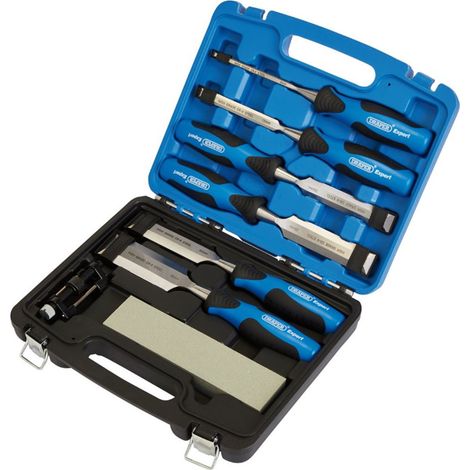 Draper 8-Piece Wood Chisel Set (Model 88605) - High-Quality Hand Tools for Carpentry and Woodworking (1/5)