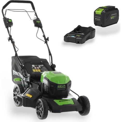 Tosaerba a batteria 48V kit con batteria e caricabatteria GREENWORKS GD48LM46K4 (1/5)