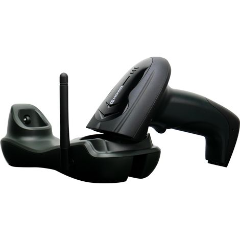 Lettore di codici a barre wireless con stazione di aggancio, manuale, colore nero hdwr HD19I