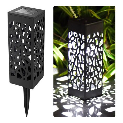 10pcs Solar Lights Outdoor, Square Light Sensors, Waterproof Garden Lights for Outdoor Use